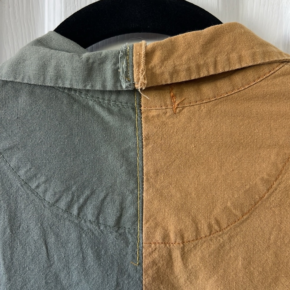 Diy Split Button Down Crop Shirt - image 5